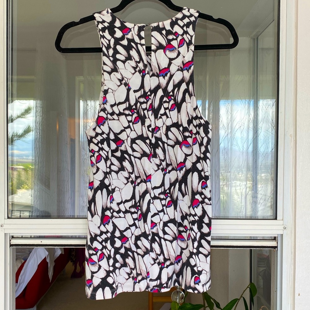 Halter Tank Multi-Color Blouse - Picture 2 of 6